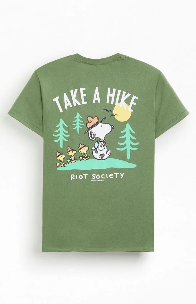 Riot Society Peanuts Snoopy Take A Hike T-Shirt