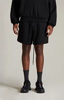 Fear of God Essentials Jet Black Fleece Running Shorts