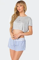 Edikted Seville Cropped T-Shirt