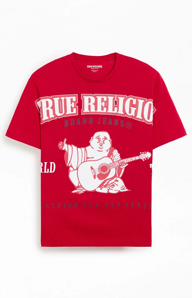 True Religion Relaxed Exaggerated Icon T-Shirt