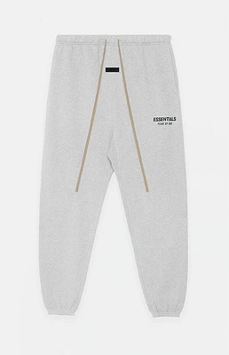 Fear of God Essentials Light Heather Grey Fleece Sweatpants