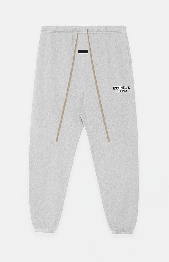 Fear of God Essentials Light Heather Grey Fleece Sweatpants