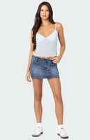 Edikted Serafina Sheer Mesh Tank Top