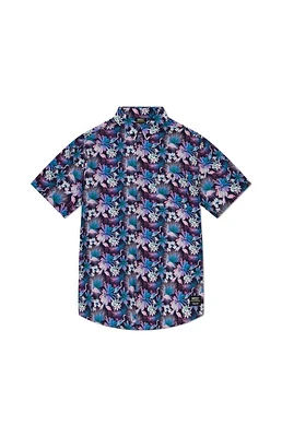 WeSC America Inc Oden Neon Flower AOP Camp Shirt
