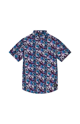 WeSC America Inc Oden Neon Flower AOP Camp Shirt