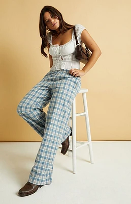 Beverly and Beck Flannel Boxer Pants