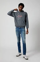 PacSun Stretch Medium Indigo Stacked Skinny Jeans