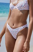 Pacsun Floral Heidi Scoop High Cut Bikini Bottom