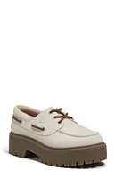 Timberland Women's Natural Nubuck Stone Street Boat Shoes