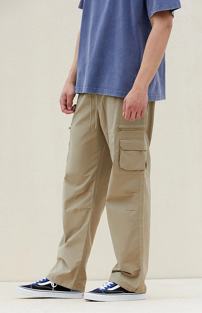 PacSun Olive Baggy Cargo Pants