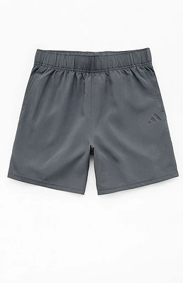 adidas Kids Gray Essentials Woven Shorts