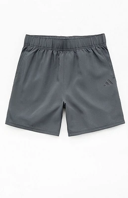 adidas Kids Gray Essentials Woven Shorts