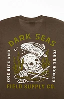 Dark Seas Military Green T-Shirt