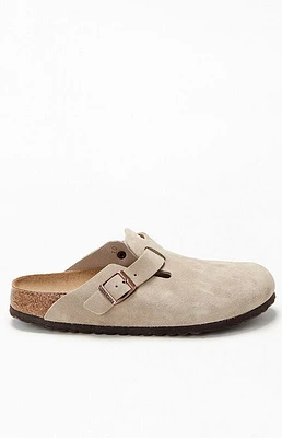 Birkenstock Women's Boston Soft Footbed Clog Taupe