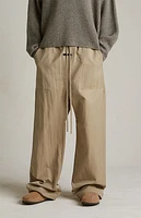 Fear of God Essentials Desert Sand Textured Nylon Utility Pants