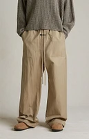 Fear of God Essentials Desert Sand Textured Nylon Utility Pants