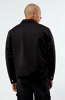 Pacsun Black Nylon Racing Jacket