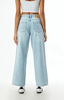 Thrills Light Indigo Billie Low Rise Baggy Jeans