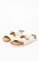 Birkenstock Women's Arizona Slide Sandal Eggshell
