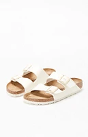 Birkenstock Women's Arizona Slide Sandal Eggshell