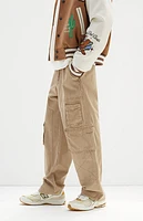 Pacsun Tan Baggy Carpenter Cargo Pants