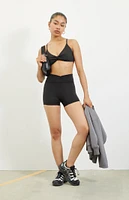 PAC 1980 WHISPER Active Black A Cinch Mini Biker Shorts