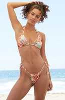 Rhythm Sierra Floral Gathered Tie Side Bikini Bottom