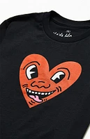 Ripple Junction Kids Keith Haring Heart T-Shirt