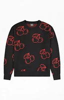 WeSC America Inc Leon Cherries Outline Sweater