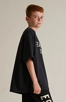 Fear of God Essentials Kids Black Heavy T-Shirt