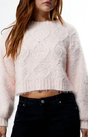 Glamorous Cable Knit Cropped Sweater