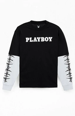 Playboy By PacSun Barbwire 2fer Long Sleeve T-Shirt