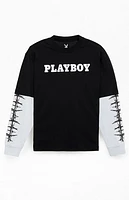 Playboy By PacSun Barbwire 2fer Long Sleeve T-Shirt