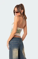 Edikted Garden Party Printed Top