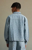 RARE DNM EDIT Jacquard Denim Gas Jacket