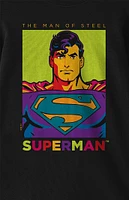 Kids Superman Pop Color Art Long Sleeve T-Shirt