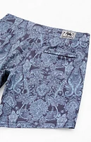 Rhythm Jean Navy Paisley 9.5" Boardshorts