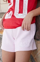 PacSun Kids Rose Embroidered Sweat Shorts