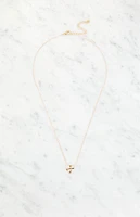 LA Hearts X Initial 14K Gold Plated Necklace