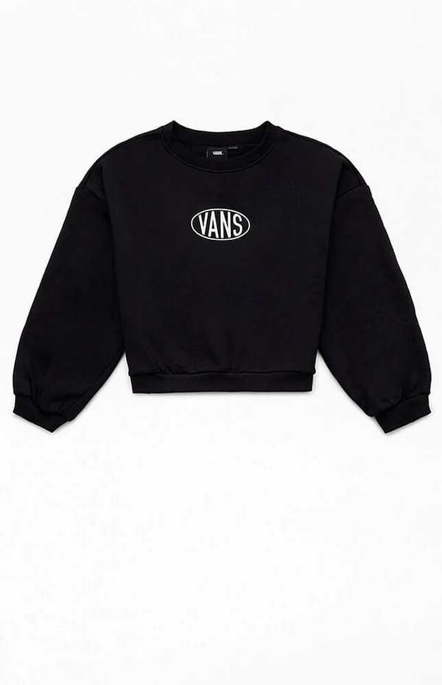 Vans Kids Name Drop Loose Crew Neck Sweatshirt