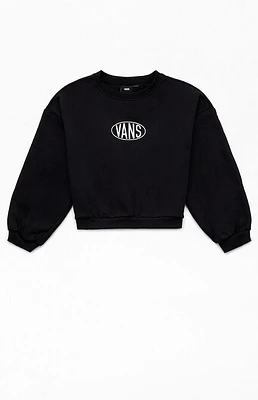 Vans Kids Name Drop Loose Crew Neck Sweatshirt