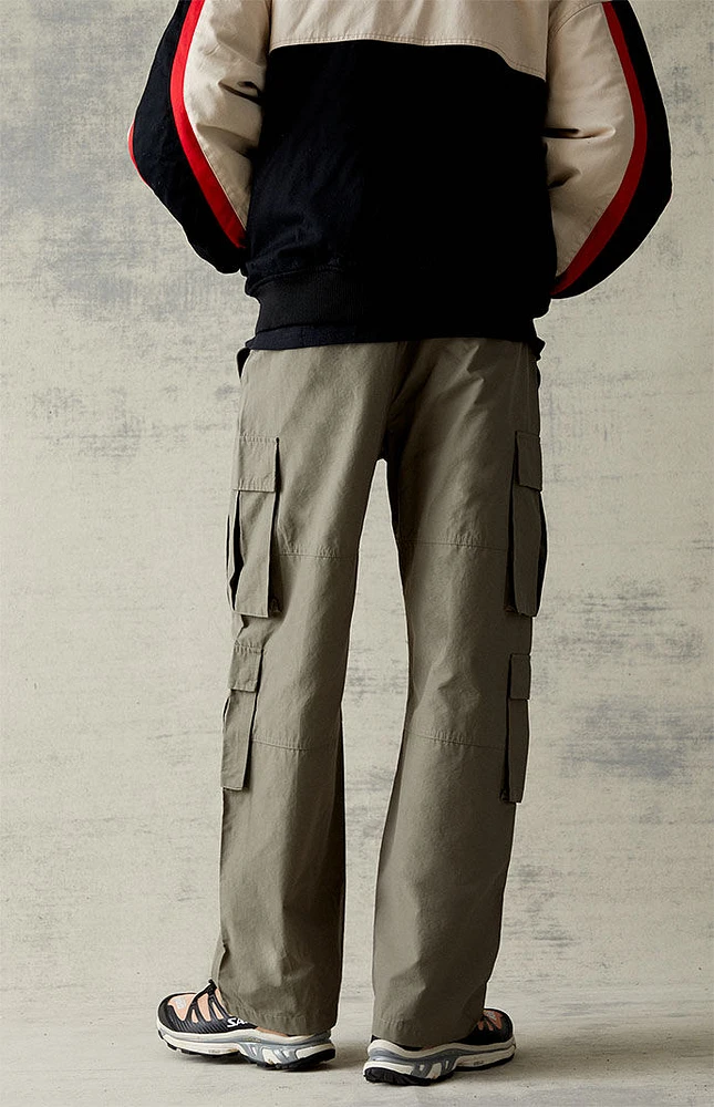 PacSun Olive Baggy Cargo Pants