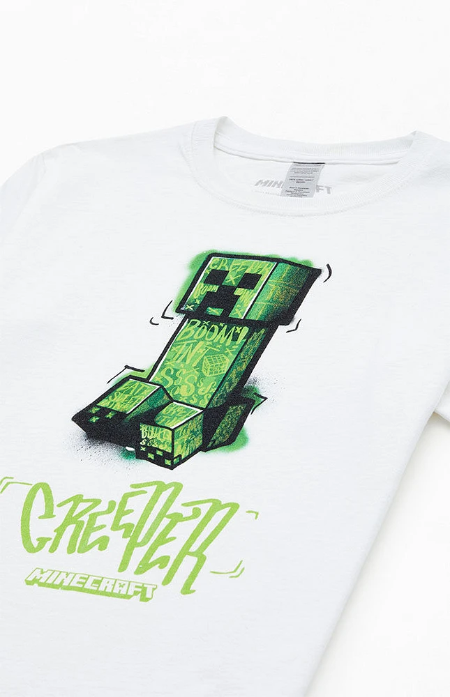 Kids Minecraft Creeper Graphic T-Shirt