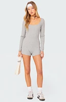 Edikted Nolan Open Back Romper