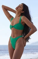 PacSun Eco Green Olivia High Cut Bikini Bottom