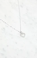 John Galt Rhinestone Heart Necklace