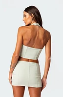 Edikted Audrina Side Lace Up Cupped Corset