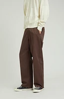 PacSun Brown Baggy Chino Pants