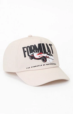 Formula 1 x PacSun Graphic Tan Snapback Hat
