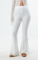 Lace High Waisted Flare Pants